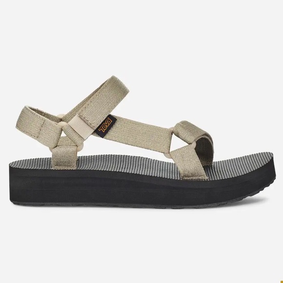 Teva Shoes - Metallic Champagne Teva